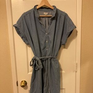 J Crew Denim Shirt Dress